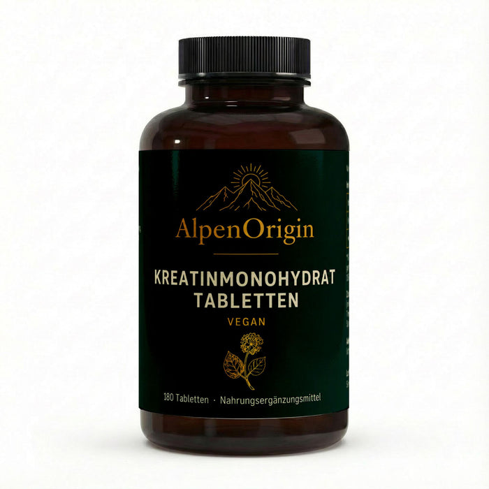 Kreatin Monohydrat vegane Tabletten
