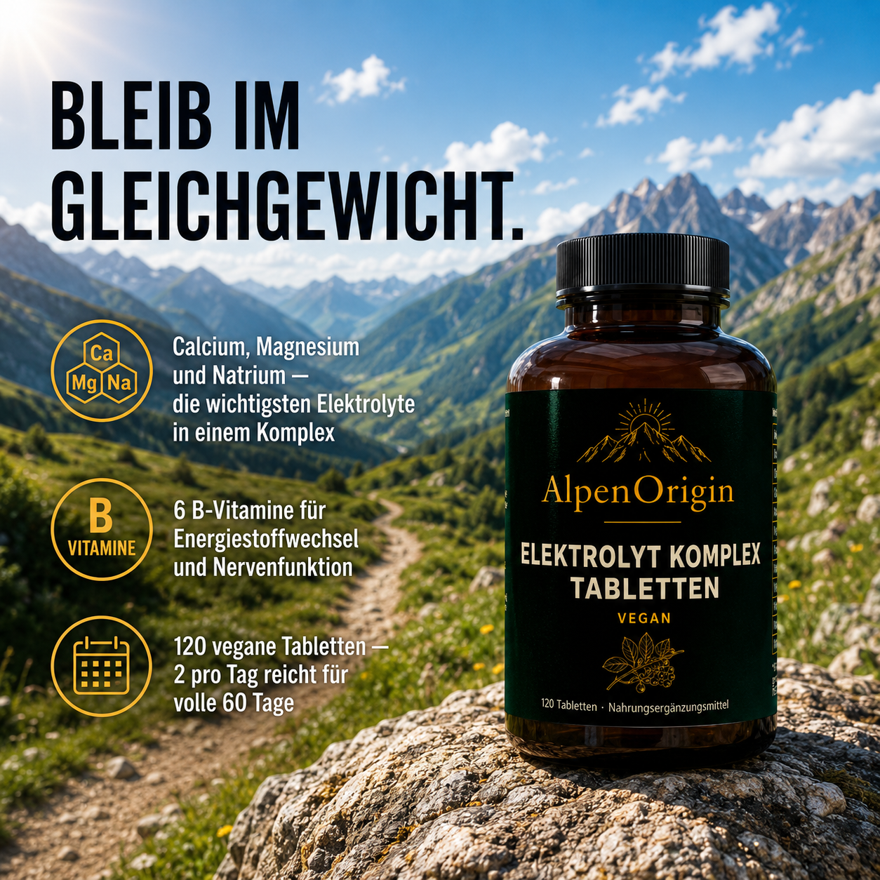 Elektrolyt Komplex vegane Tabletten