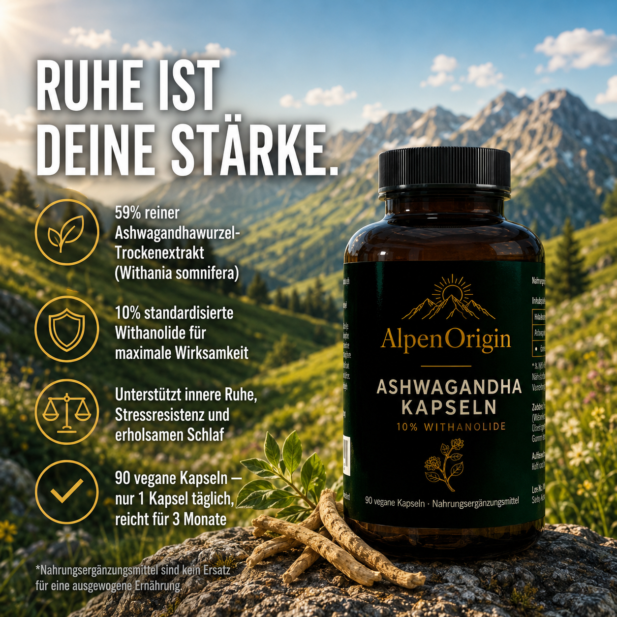 Ashwagandha vegane Kapseln