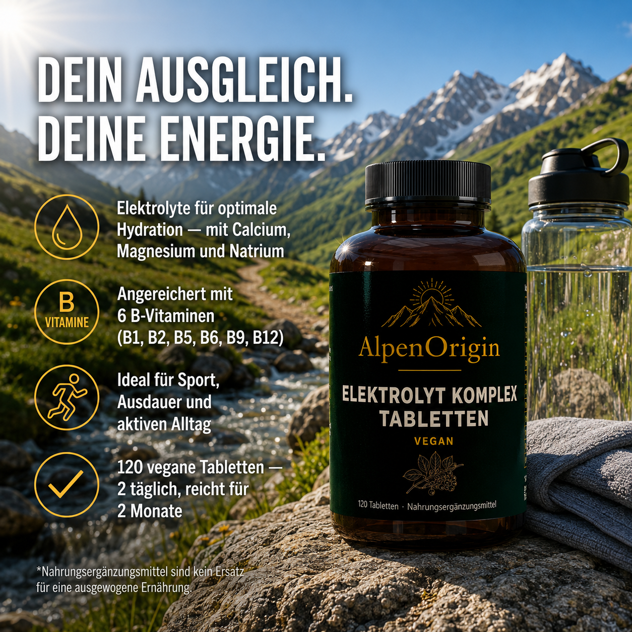 Elektrolyt Komplex vegane Tabletten