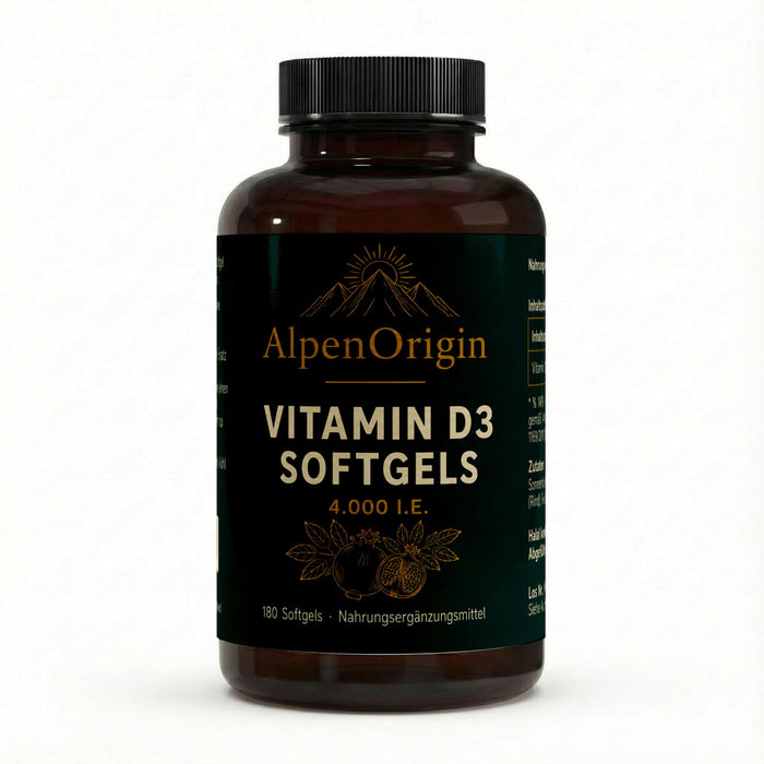 Vitamin D3 4.000 IE Softgels