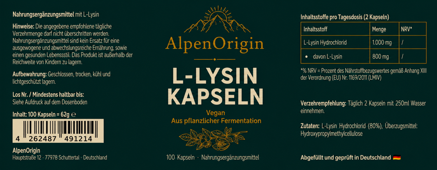 L-Lysin - Kapseln
