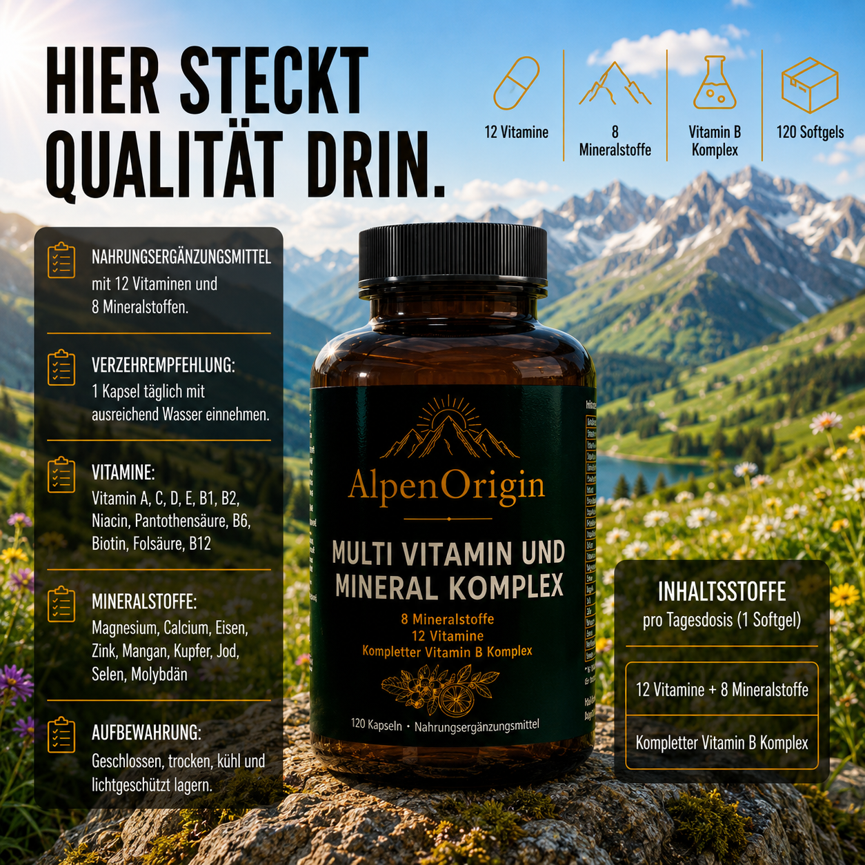 Multivitamin und Mineral Komplex