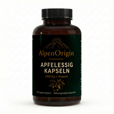 Eine Dose Apfelessig Extrakt vegane Kapseln